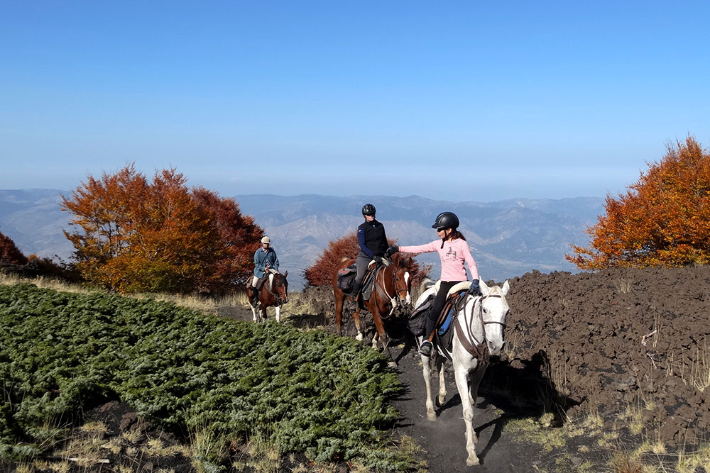 Escursioni a cavallo in Sicilia